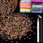 5000pcs 3mm Resin Rhinestones Bulk by BELLEBOOST