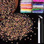 5000pcs 2mm Resin Rhinestones Bulk by BELLEBOOST