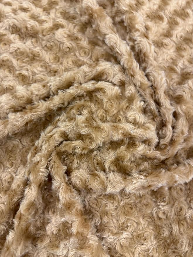 Sedona Designz Rose Faux Fur Fabric by SedonaDesignz