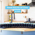 Blank Beer Can Cooler Sleeves Soft Insulated Beer Can Coolies - Image 4