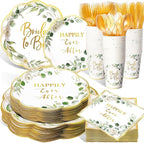 Pickmesh 400 Pcs Sage Green Bridal Shower Party Supplies Eucalyptus Leaves by Pickmesh