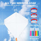 SYNCFUN 3 Packs DIY Kites for Kids - Image 7