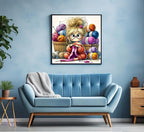 GXGLLPZBY Diamond Art Kits for Beginners, Knitting Girl Diamond Painting Kits - Image 3