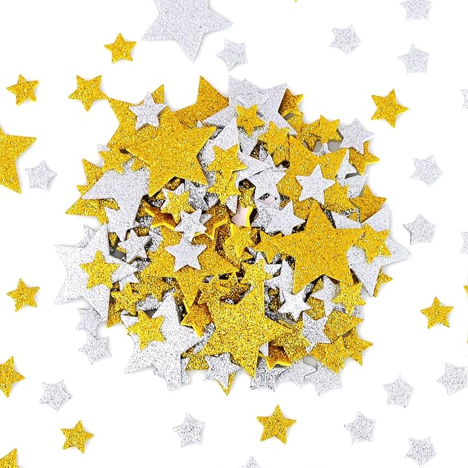 BEISHIDA 1020 PCS Glitter Foam Stickers by Beishida