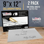 U.S. Art Supply Calligraphy Practice Paper Pad - Image 2