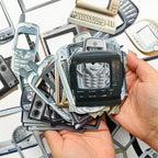 100 Pcs Y2K Retro Tech Stickers - Image 8