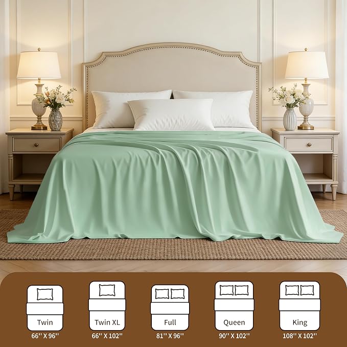 HBHLFZ Queen Flat Sheet - Image 3