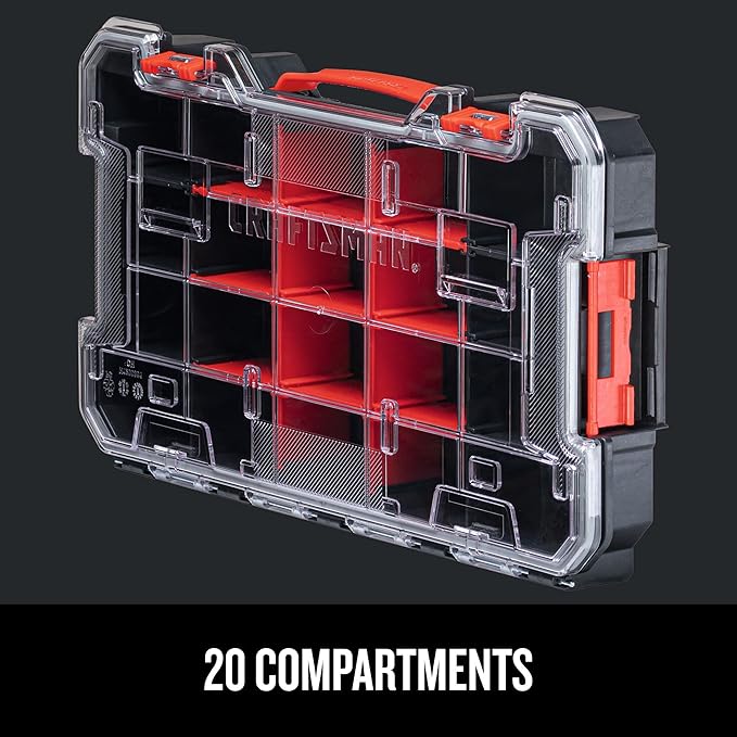 CRAFTSMAN VERSASTACK Storage Organizer, Small Parts Organizer, 20-Compartments - Image 7