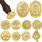 Wax Seal Stamp Kit, DIY Crafts, Greeting Cards, Gift Decoration - Image 2