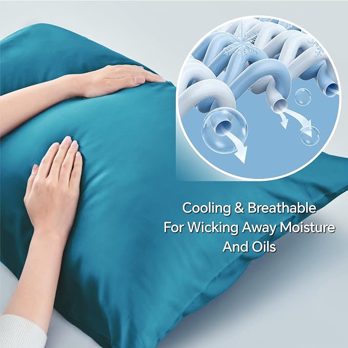 BEDELITE Pillow Cases Standard Size Set of 2, Rayon Derived from Bamboo - Image 3
