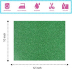 12Pcs Multicolored Glitter Heat Transfer Vinyl 12"x10", Easy Weed HTV Iron On - Image 2