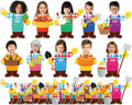 160Pcs Farm Animal Farmer Cutouts Back to School Bulletin Board Decoration Set by gisgfim
