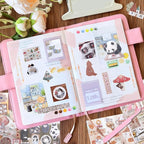 Tmtains 30 Sheets Japanese Manga Style Sticker Book 800+Pcs Heisei Retro Animal - Image 6