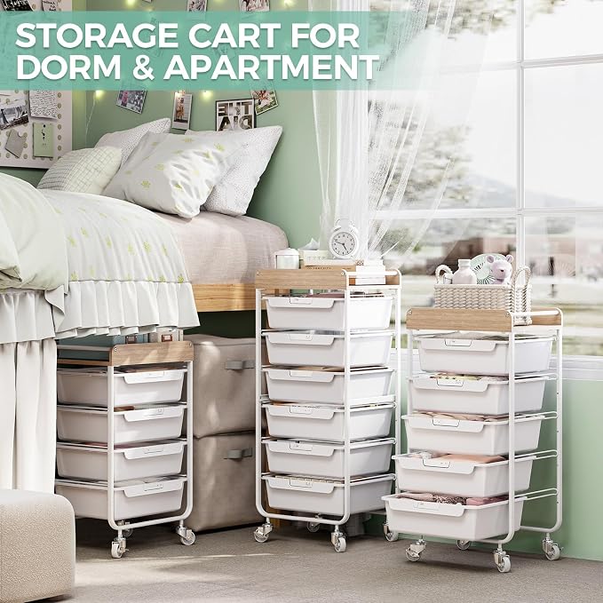 Rolling Craft Storage Cart - Image 8