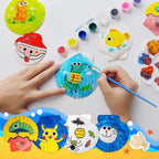 Eleanore's Diary Kids Sea Shell Painting Kit, Glow in The Darkness Painting - Image 4