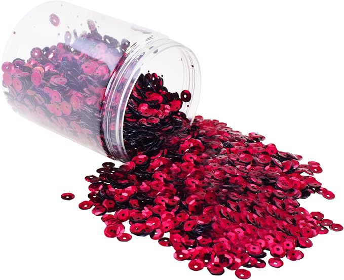 Mandala Crafts 20000 Burgundy Sequins by MandalaCrafts