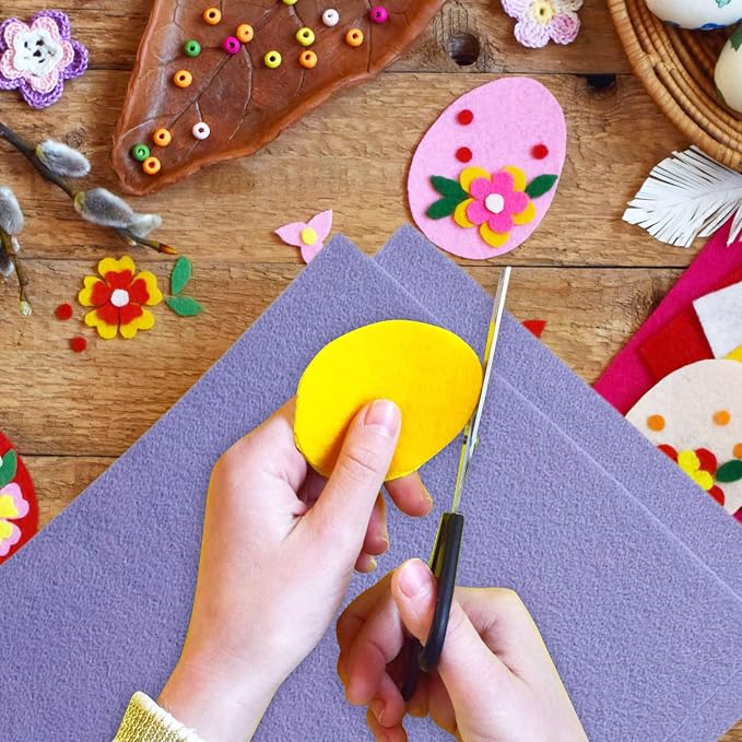 Jtnohx Color Felt, Soft Felt Sheets, 1.4mm Thick 8"x12" Handicraft Felt Fabrics - Image 7