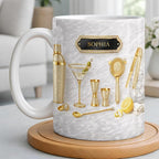 Personalized Cocktail Mug, Custom Name Coffee Cup - Image 3