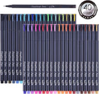 Tebik 45 Pack Planner Colored Pens, 40 Colors Pens by Tebik
