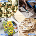 12 Pack Basswood Sheets for Crafts 12 x 18 x 1/8 in, 3mm Thick Unfinished - Image 5