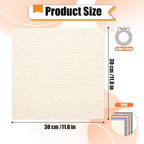 7 PCS Pre-Cut Punch Needle Fabric Tufting Cloth | Assorted Colors Tufting Cloth - Image 2