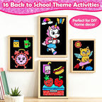FUNNYB&G Foil Art Craft Kit for Girls 4-10 Years Old: Mess-Free & No-Glue - Image 9