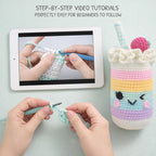 HOUSE CREATIVITY Crochet Kit for Beginners, Make a Cup - Image 5