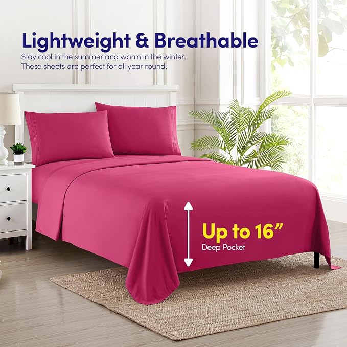 RV Short Queen Sheet Set with Built-In Sheet Straps - Image 3