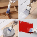 Bates- Paint Brushes, 12 Pack Angle Brushes, Treated Wood Handle | Wall Paint - Image 6