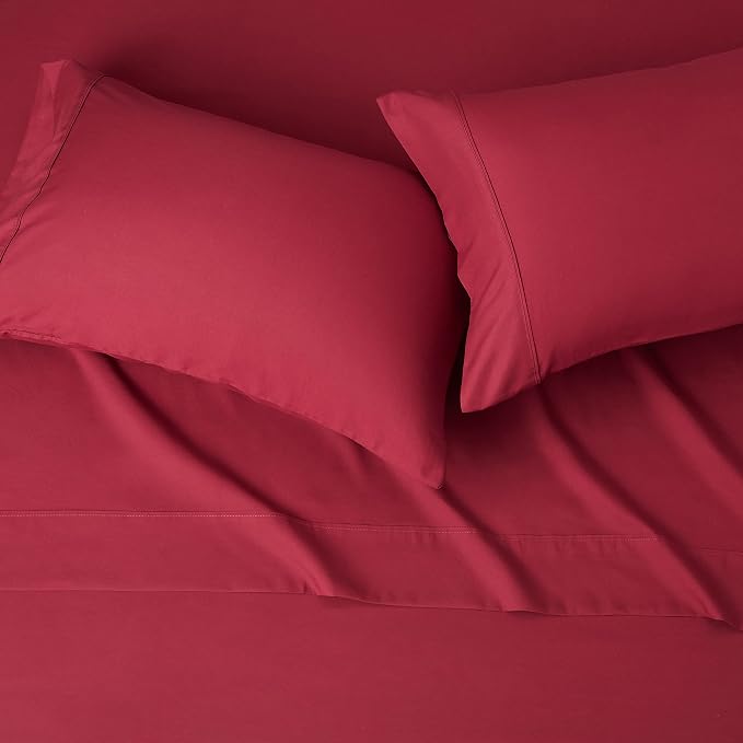 Amazon Basics Breathable Microfiber 4-Piece Bed Sheet Set, Machine Washable - Image 3