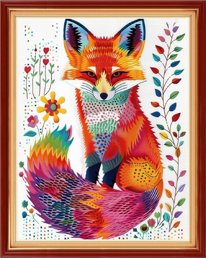 Joyhoor Cross Stitch Kits for Beginners Stamped Cross-Stitch Supplies by JoyhoorCrossStitchKits
