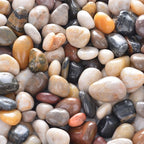 10lb Natural Decorative Polished Mixed Pebbles by OUPENG
