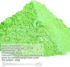 Mica Powder, 7.05OZ（200g）, Grass Green Mica Powder Pigment - Image 2