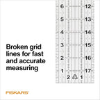Fiskars Sewing Ruler, Sewing and Quilting Supplies, Arts and Craft Supplies - Image 3