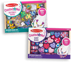 Melissa & Doug Sweet Hearts and Butterfly Friends Bead Set of 2-250+ Wooden - Image 4
