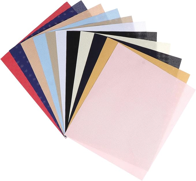 10pcs Cross Stitch Fabric DIY Cross Stitch Aida Cloth Fabric by Unknown
