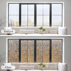 rabbitgoo Window Privacy Film Rainbow Film Decorative Window Sticker, 3D Static - Image 9