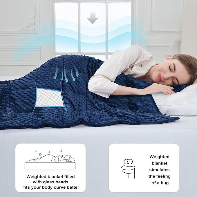 Alomidds Weighted Blanket, Luxury Velvet Weighted Blankets - Image 5