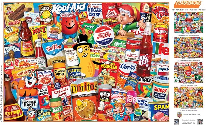 MasterPieces Puzzles 1000 Pieces Mom’s Pantry Collage Jigsaw, Vintage Kitchen - Image 4