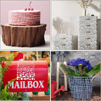 16 Pcs Geometric Stencils, 6x6 Inch Reusable Stencils - Image 2