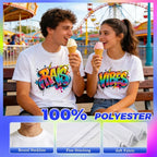 Joyclub White T Shirts Polyester Bulk Sublimation Blanks Wholesale Unisex Crew - Image 4