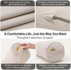 Body Pillow for Adults, Long Round Pillow, Big Cylindrical Pillow, Large Full - Image 5