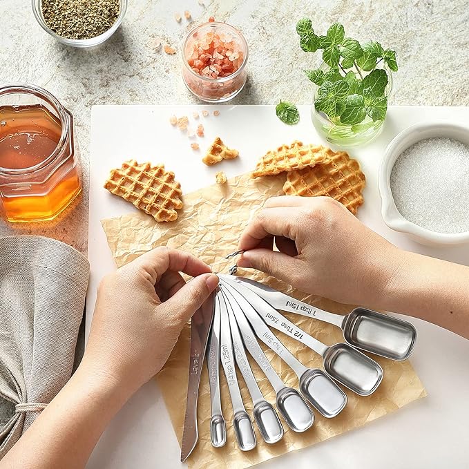 Spring Chef Stainless Steel Measuring Spoons Set of 8 - Image 8