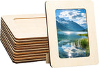 10 Pack Unfinished Wood Picture Frames 4x6 Bulk - Image 2