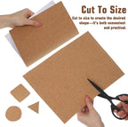 5 Pack Adhesive Cork Sheet, 1mm Thin Adhesive Cork Board Rectangle Cork Sticker - Image 4
