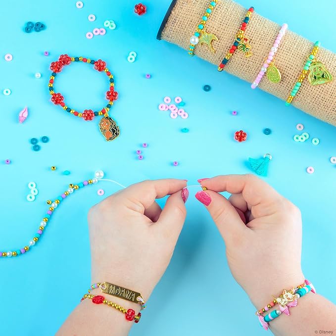 Fashion Angels Disney Moana 2 DIY Bracelet Making Kit | Includes 1, 000+ Beads - Image 9
