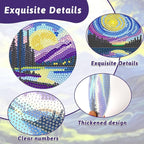 UPINS 8 Pcs Diamond Art Painting Coasters - Image 4