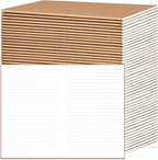 EOOUT 48 Pack A5 Lined Kraft Notebooks, Travel Journals Bulk 8.3x5.5in College by EOOUT