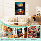 Paint by Numbers Kit for Adults, Sunset Lake DIY Painting Kit, 16x20 Inch | - Image 7