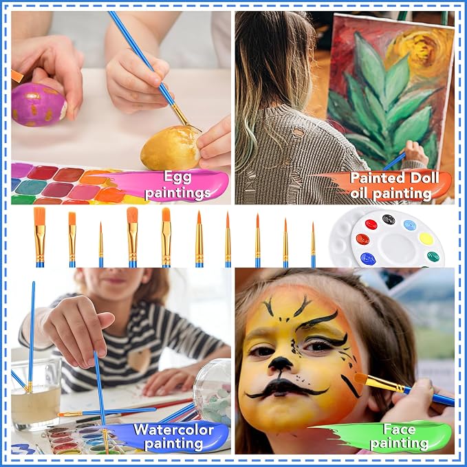 Painting Brush Palette Set, - Image 7